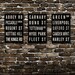 London England COLLECTION of 3 Subway Sign Prints. Bus Scrolls. 12 x 18