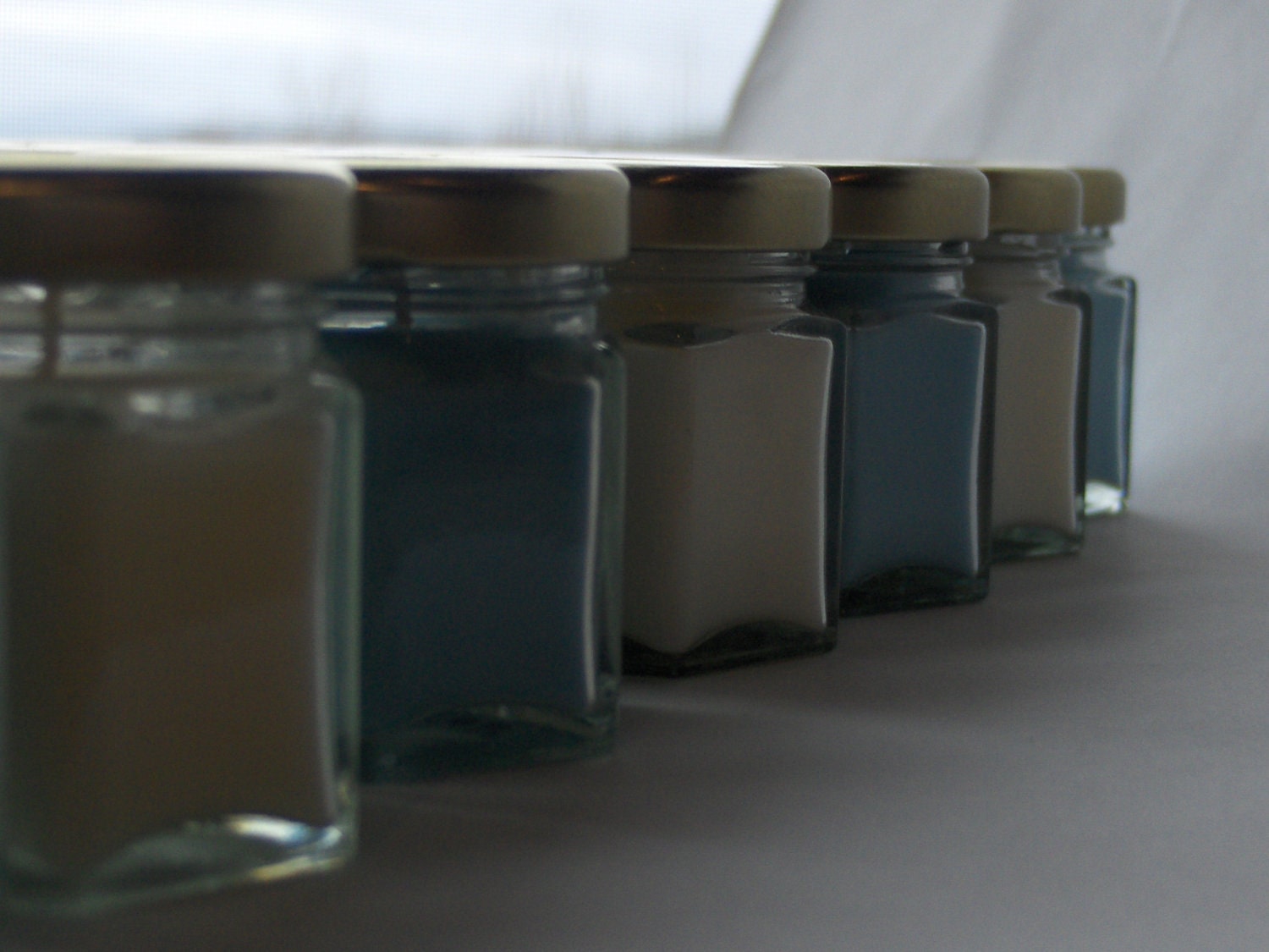 Wedding/Bridal/Baby Shower Favor Candle Handpoured 1.5oz Baby Jars-Custom Colors and Scents