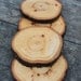 Wood coaster set