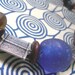 African Recycled Glass & Seed Blue Eye Necklace by Fianaturals on Etsy