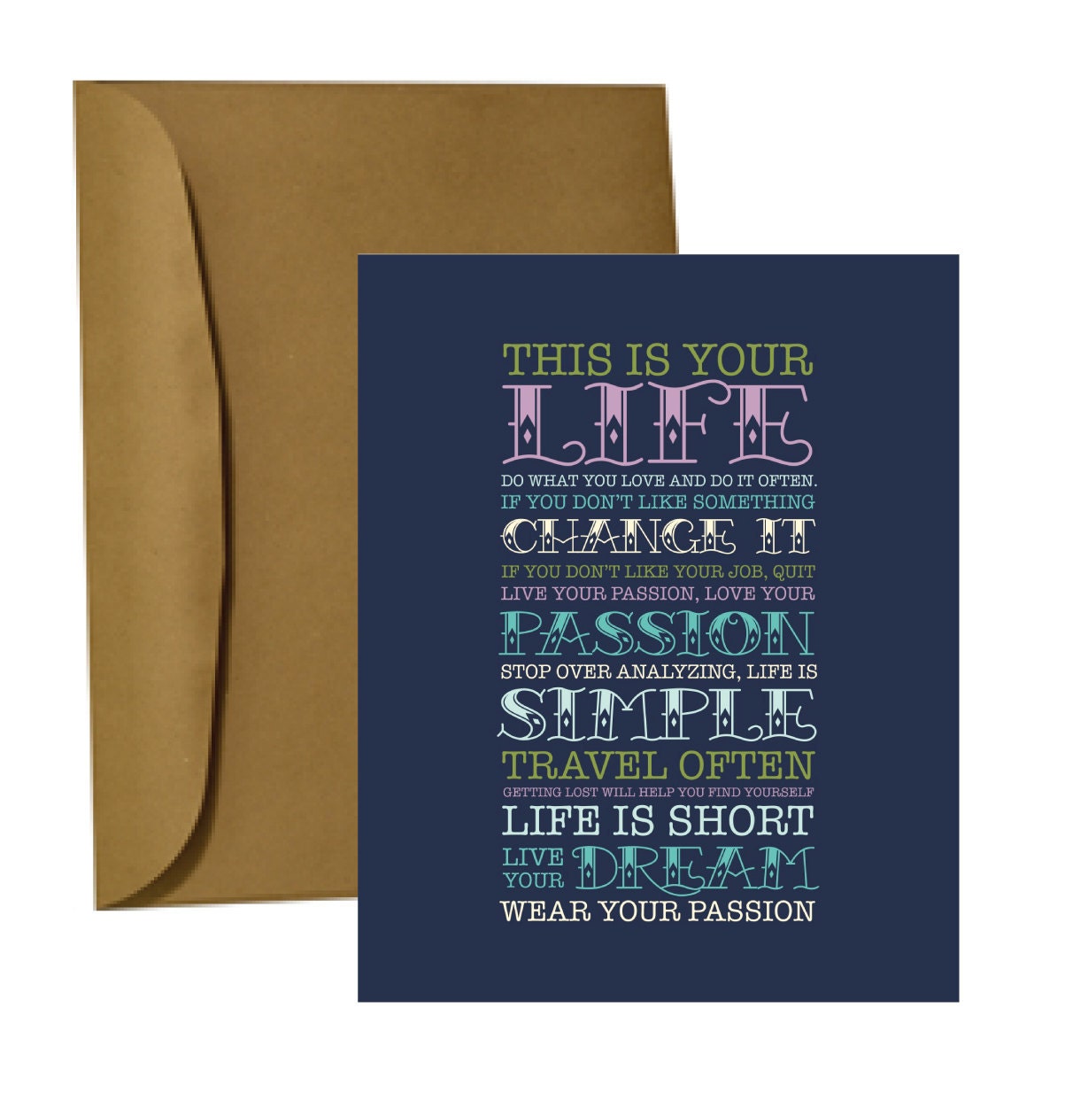 Mailable Art Card - This is your Life