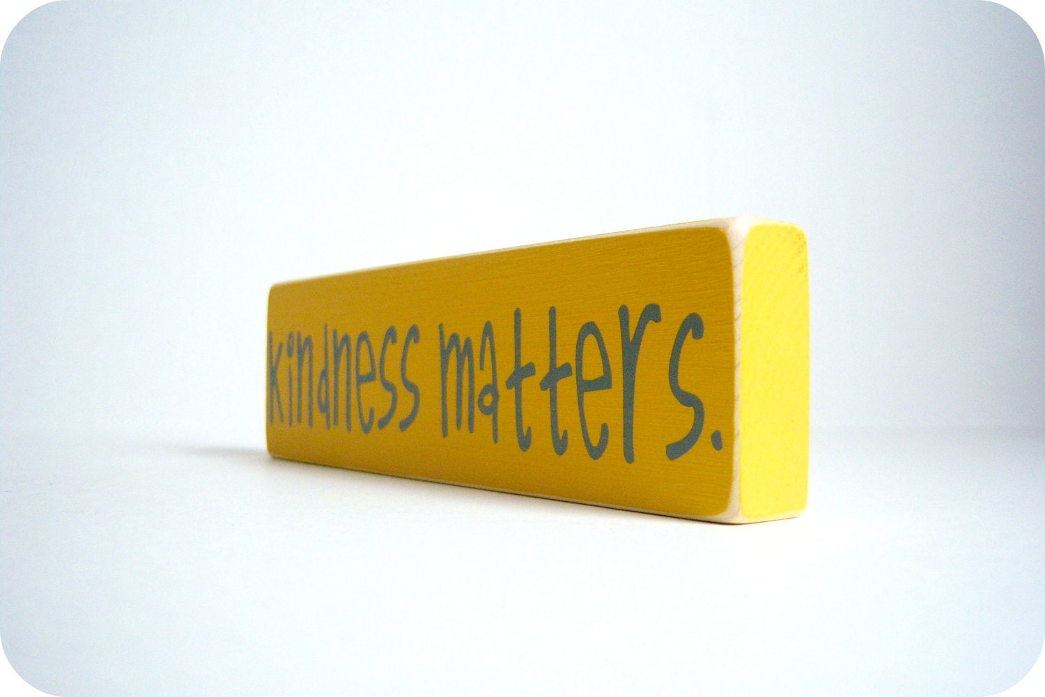 Kindness Matters. Wood Block Decor.