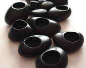 Glacial Stone Candle Holders - Set of Twelve
