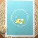 bird family nursery art. parakeets in green, yellow, blue - 8.5 x 11 art print for children, baby, kids room (MORE COLORS AVAILABLE)