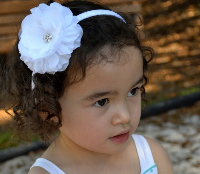 Girl Headband -Wedding, Flower Girl, Party-Wedding Hair Accessories