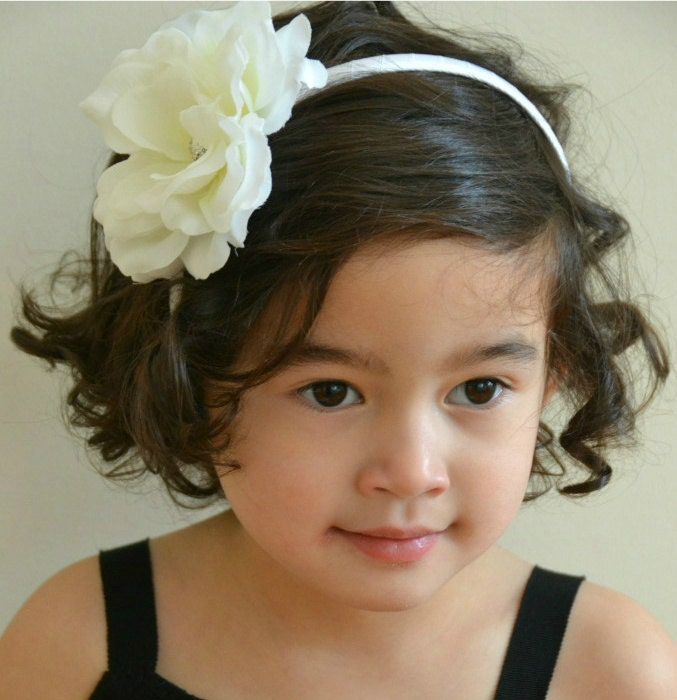 Flower Girl Wedding Headband - Flower Headband-Wedding Hair Accessories-Rose Headband-Flower Girls Gift
