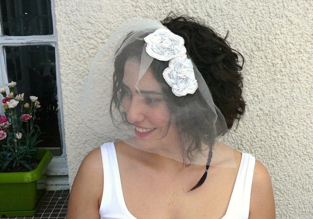 White Bridal Veil