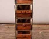 Upcycled Industrial Style Drawers