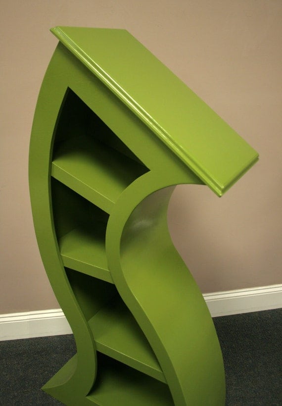 Handmade 4ft Curved Bookshelf