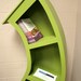 Handmade 6FT curved bookshelf,Other colors available