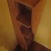Handmade Corner Shelf with a Twist