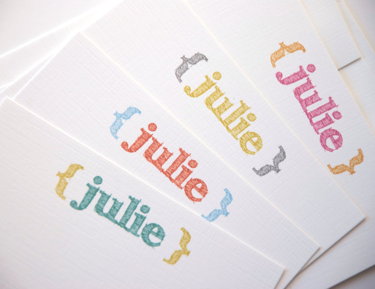 Personalized Stationery - Flat Note Cards - Set of 12