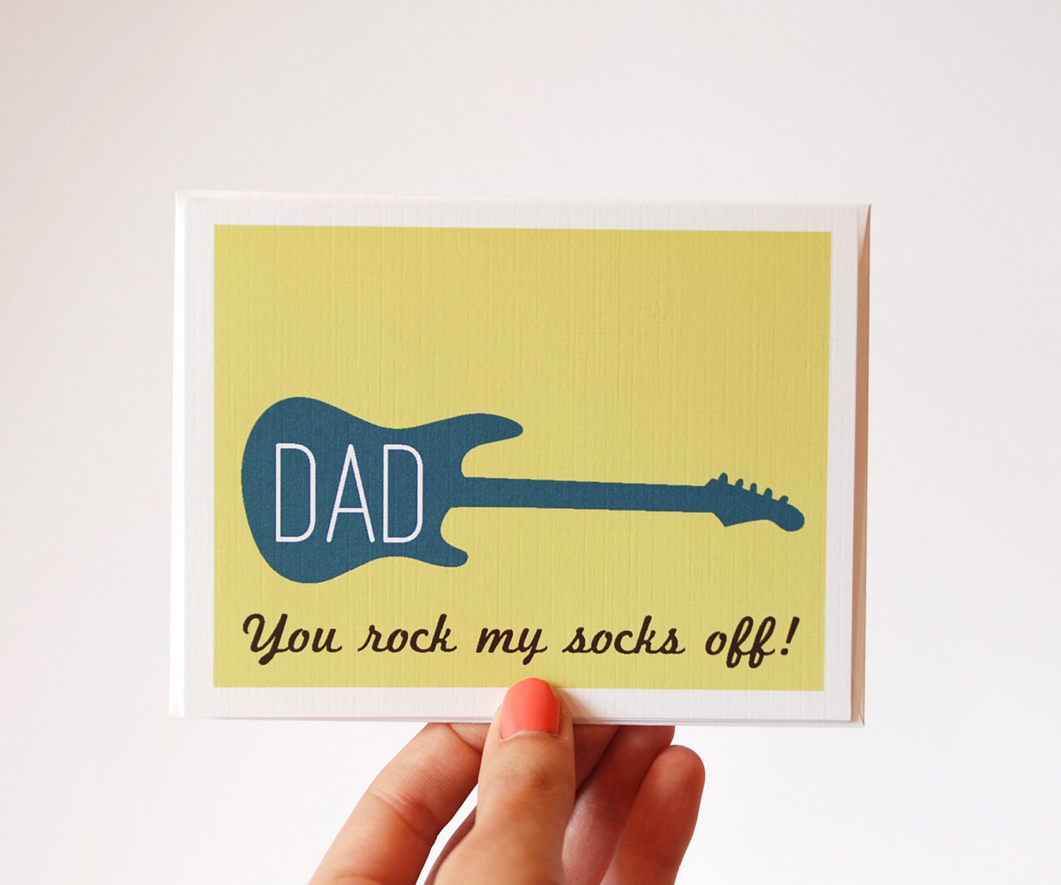 Father's Day Card - Birthday Card for Dad - You Rock