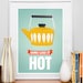 Coffee Kitchen print, Cathrineholm poster, tea poster, retro kitchen wall decor, mid century modern,coffee print, Some like it hot A3