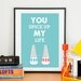 Inspirational art, Cathrineholm, kitchen print, Love print, Scandinavian, Inspirational quote - You spice Up my Life A4 or 8 x 10