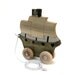 Pirate Ship Pull Toy - Push Toy - Wooden Toy - Handmade Toy - Wood Toy - Kids Toy