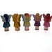 Quintet of Fairies - Wood Toys - Woodland Fairy Toys