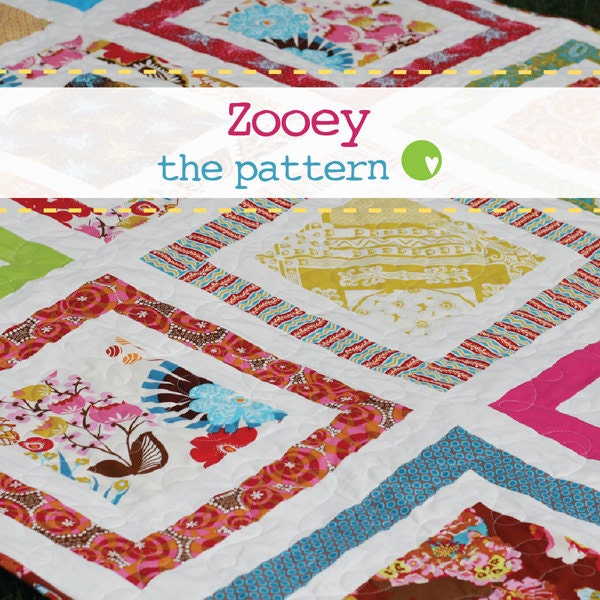 PDF Quilt Pattern in 3 sizes.
