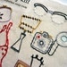 Vintage Shop Embroidery Pattern