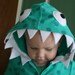 Teal Polka Dot Monster Hoodie - Size 5T