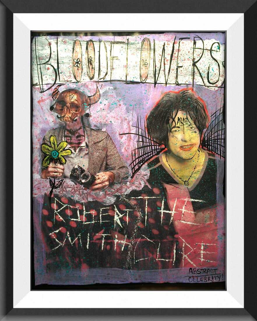 Robert Smith/The Cure - ABSTRACT CELEBRITY PRINT 