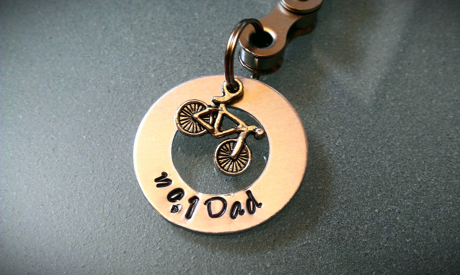 Personalized Bicycle Chain Key Chain