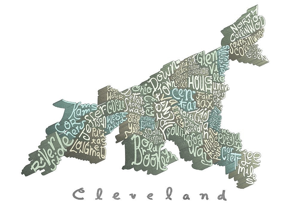 Cleveland Neighborhoods (5x7)