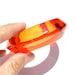 Vintage LUCITE Bangle Bracelet GROOVY SPACESHIP Amber Color Vintage Bangle