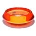 Vintage LUCITE Bangle Bracelet GROOVY SPACESHIP Amber Color Vintage Bangle