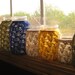 Mason Jar Wedding Decorations - Wedding Centerpieces - Lace Knit Mason Jars - Flowers / Candles - Set of 10