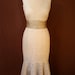 Eggshell Eyelet Tea-Length Wedding Dress