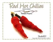 Super Cute Beaded Chillies Beading Tutorial RED HOT CHILLIES