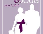 Custom Silhouette Art Print from Photo - FREE SHIPPING
