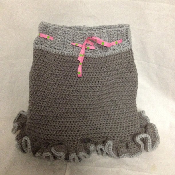 crocheted skirt for infants and children