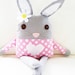 Bunny Sewing Pattern - Bunny Doll Softie Toy - PDF