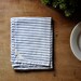 DISH TOWEL - linen black stripe