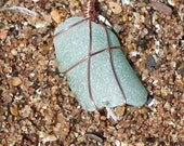 Seafoam Green Bottle Top Sea Glass Necklace