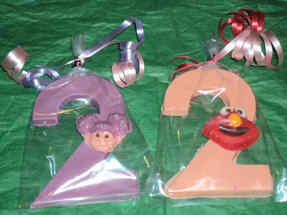 12 Elmo or Abby Caddaby with Number or Letter Chocolate Favor Il_570xn