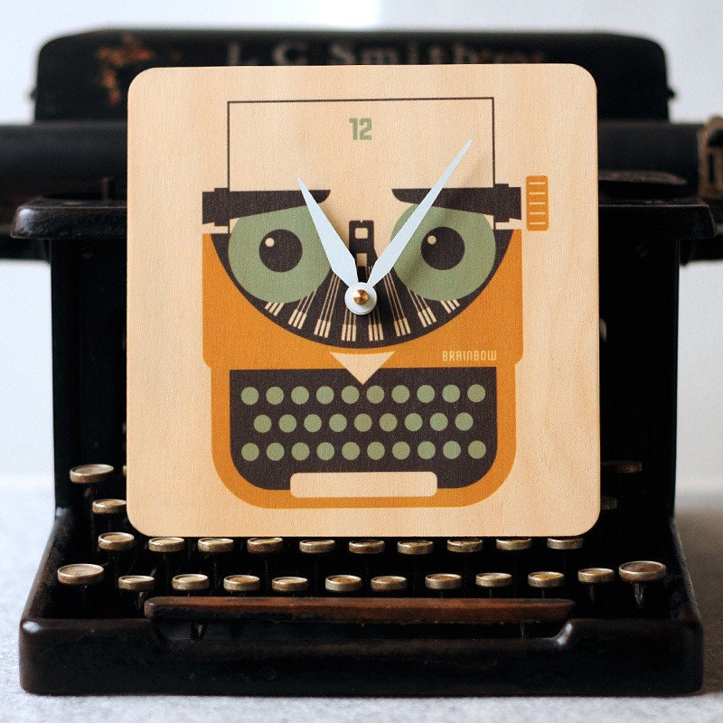 Typewriter Clock