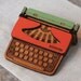 Typewriter Brooch