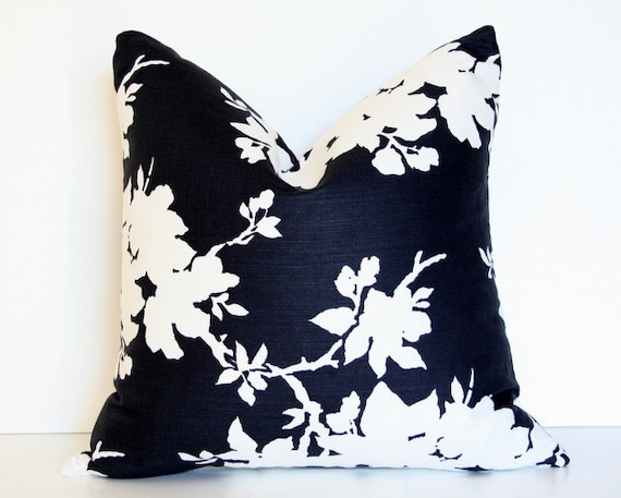 Jasper Conran Floral 17" Designer Pillow Cover