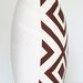 2 David Hicks La Fiorentina Pillow Covers - Bark & Ivory colorway (Pair)
