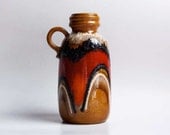 Mid Century Colorful Lava Pitcher- Scheurich 60s