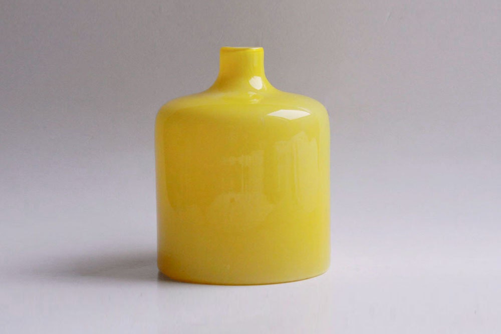 Vintage Yellow Vase - Holmegaard