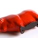 Mid-Century Large Red Ceramic Bull - 60s Ruscha