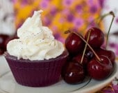 Black Cherry Cupcake Soap - Vegan & Paraben-free