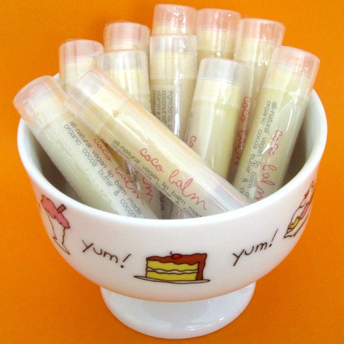 Coco Balm - Vegan, All-Natural Lip Balm with Coconut Oil & Cocoa Butter