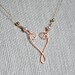 Copper Heart Necklace, Rustic Wire Jewelry, Gold Fill Pearl Necklaces, Handmade