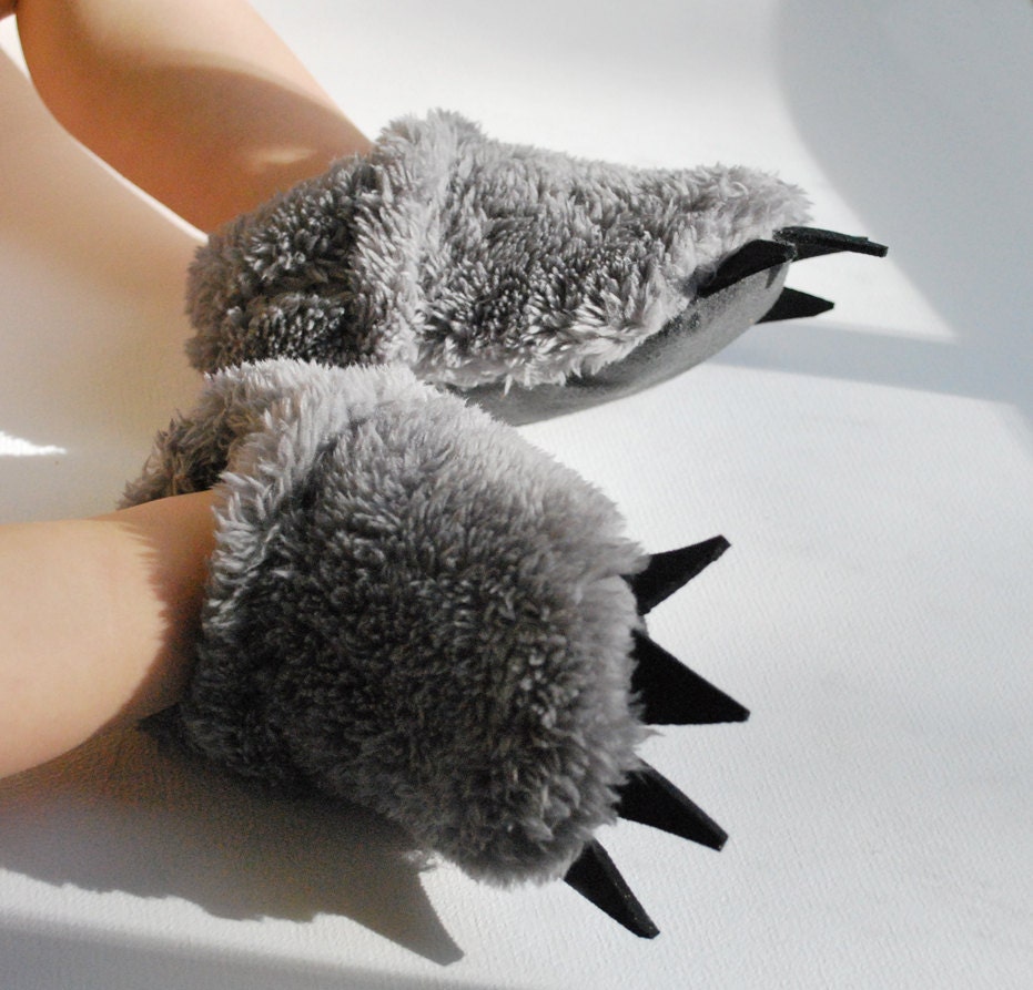 Baby Wolf Slippers - Toddler