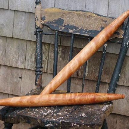 French Rolling Pin,  food prep for the home chef, for making pastry, wood kitchen accessory